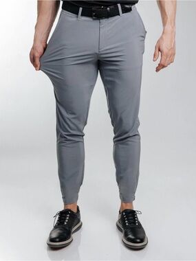 NWT PRIMO Men’s Gray Golf Performance Jogger Pants Size 32 Regular Fit Stretch